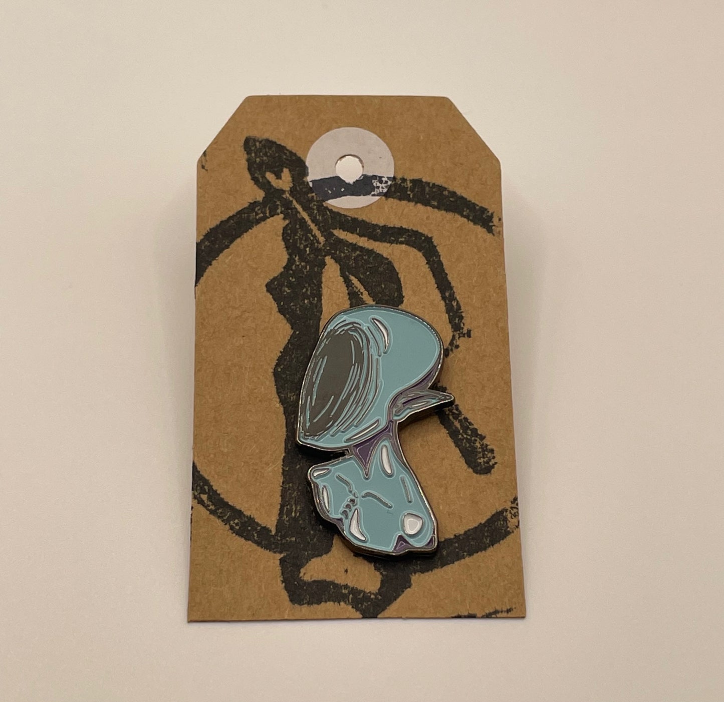 "Faceless" - Soft Enamel Pin