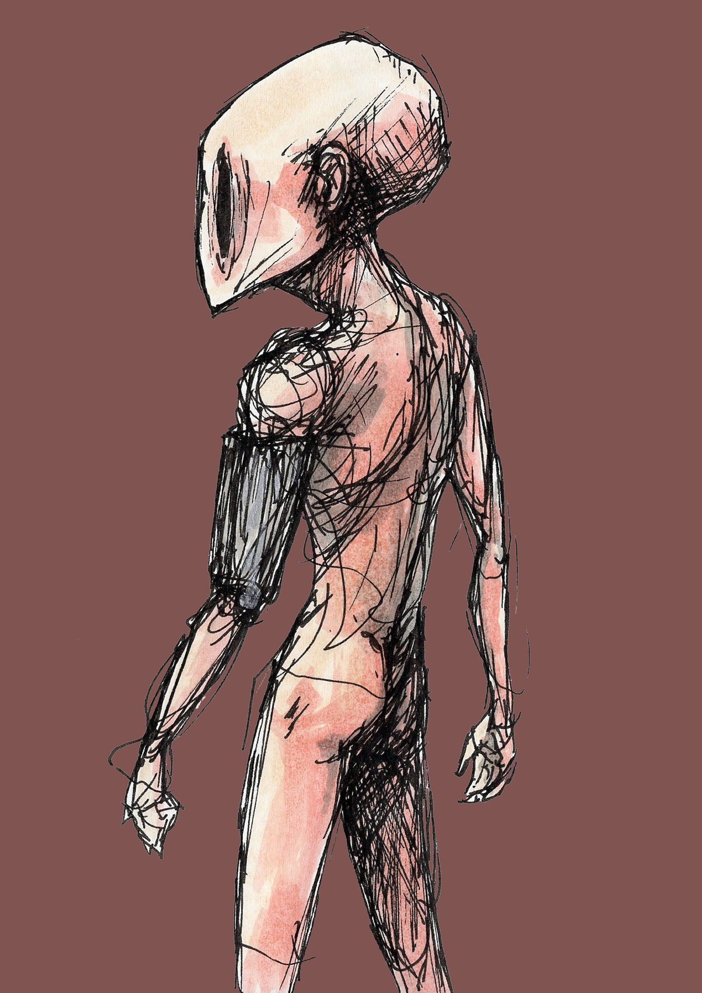 "Metal arm" 4 x 6 print