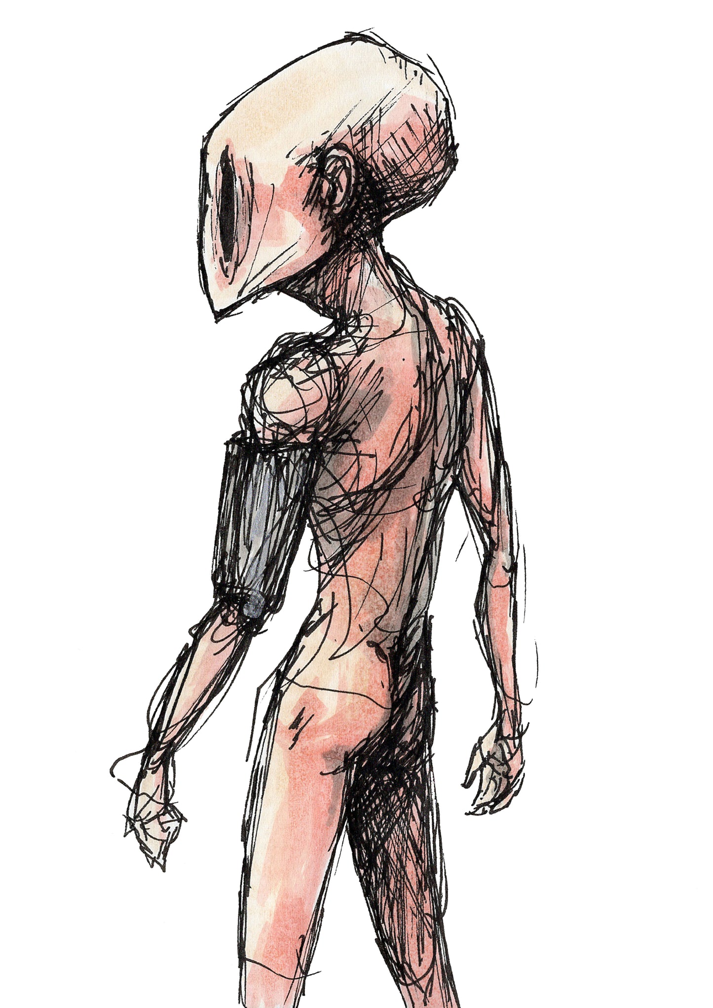 "Metal arm" 4 x 6 print