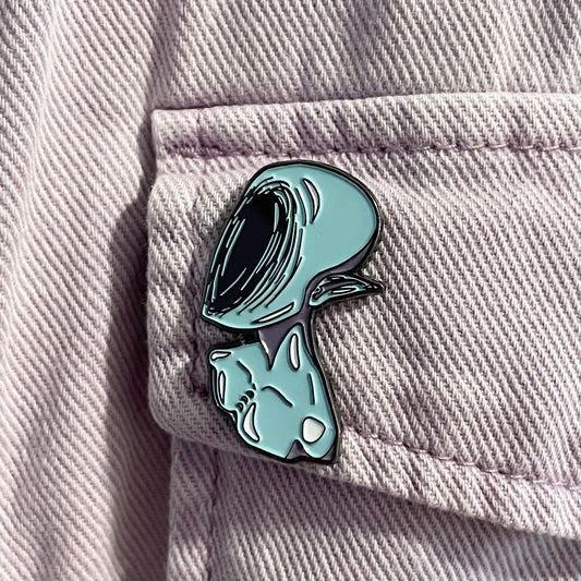 "Faceless" - Soft Enamel Pin