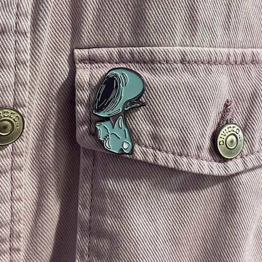 "Faceless" - Soft Enamel Pin