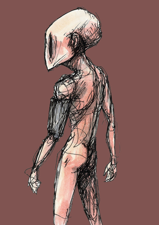 "Metal arm" 4 x 6 print